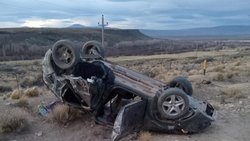 Tenía 54 años y murió tras volcar con su auto en Ruta 40