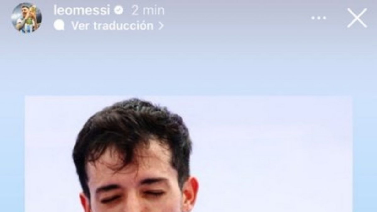 Messi felicitó al "Maligno" Torres por la medalla dorada