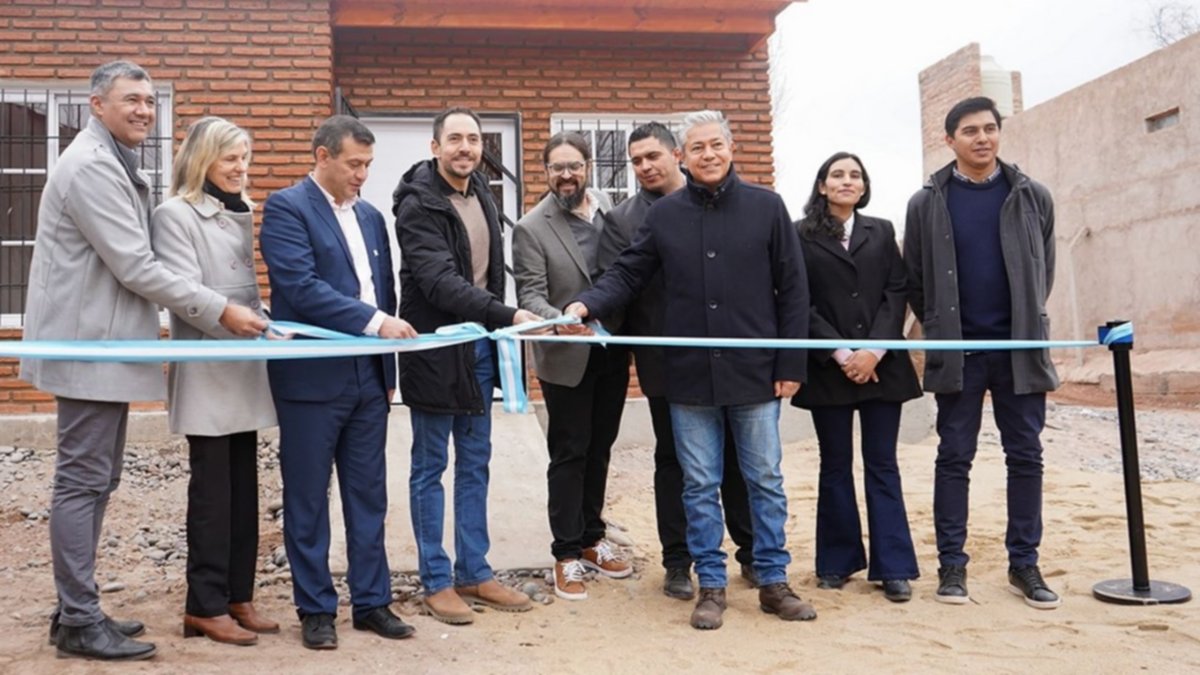 Inauguraron red de gas para 420 familias en Añelo