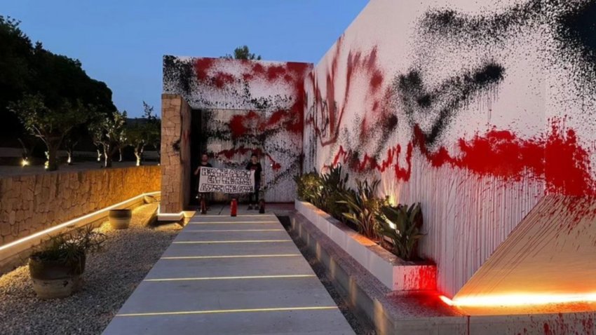 Quiénes fueron los vándalos en la casa de Messi en Ibiza