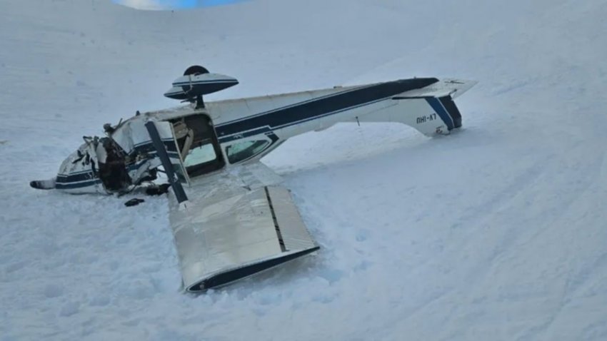 Se cayó una avioneta en cerro Chapelco de San Martín de los Andes