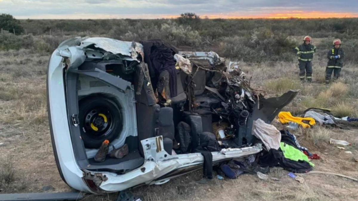 Tres personas murieron en un choque frontal en la Ruta 251
