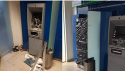 Vandalizaron el cajero de un banco en un intento de robo en Neuquén