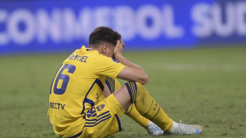 El polémico gesto hacia Merentiel tras la eliminación de Boca