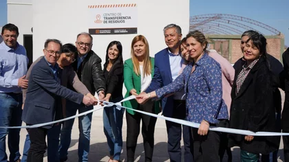 Figueroa inauguró el Centro de Transferencia de Residuos en Plottier