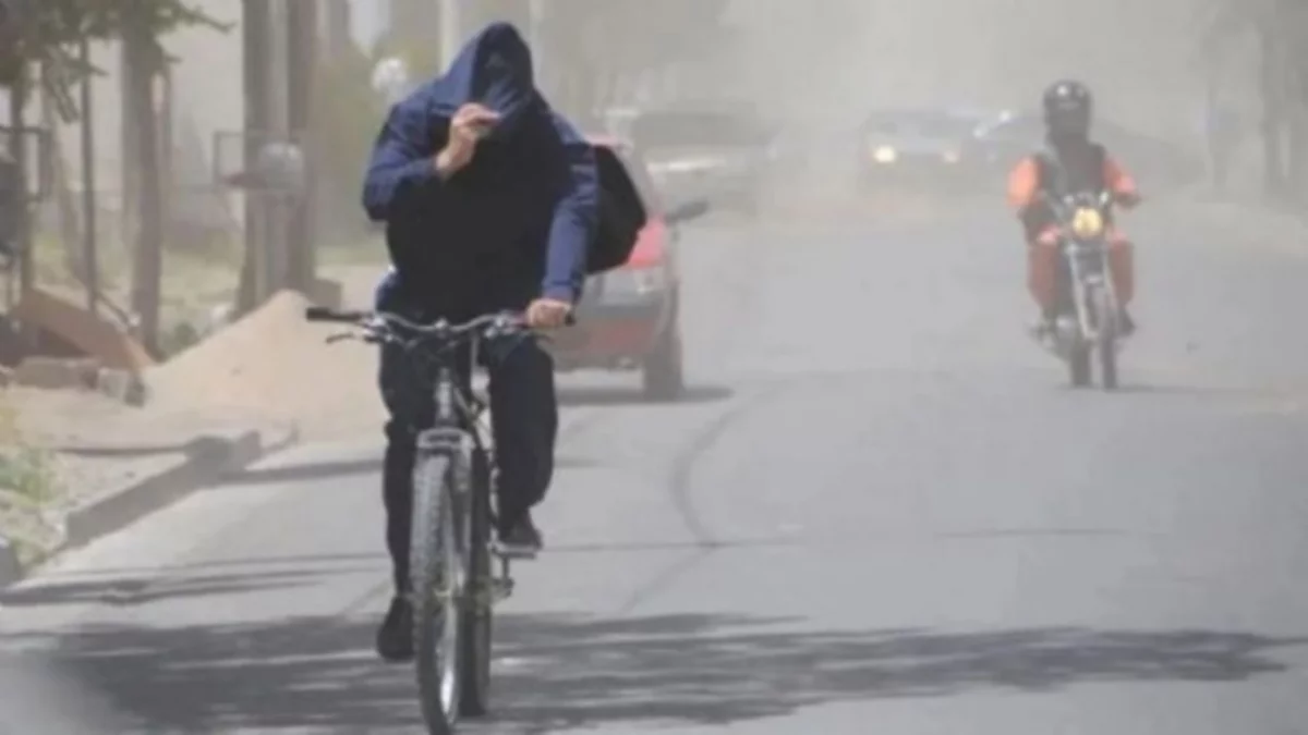 Alerta amarilla en Neuquén: el viento llegó con la mini primavera