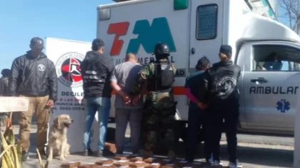 Iba en ambulancia y trasladaba más de 50 kilos de cocaína