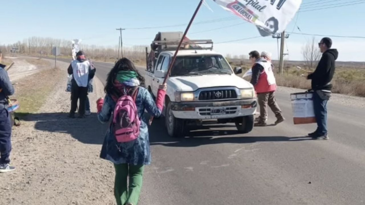 ATEN inició un nuevo paro con volanteadas en rutas de Vaca Muerta