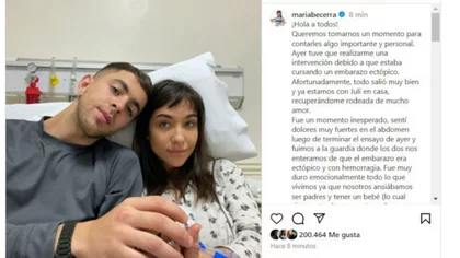 De qué se trata el embarazo ectópico, el cuadro de María Becerra
