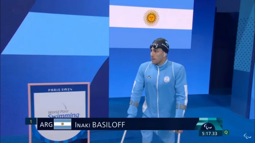 Iñaki Basiloff cerró con diploma Paralímpico su histórica participación en Paris 2024