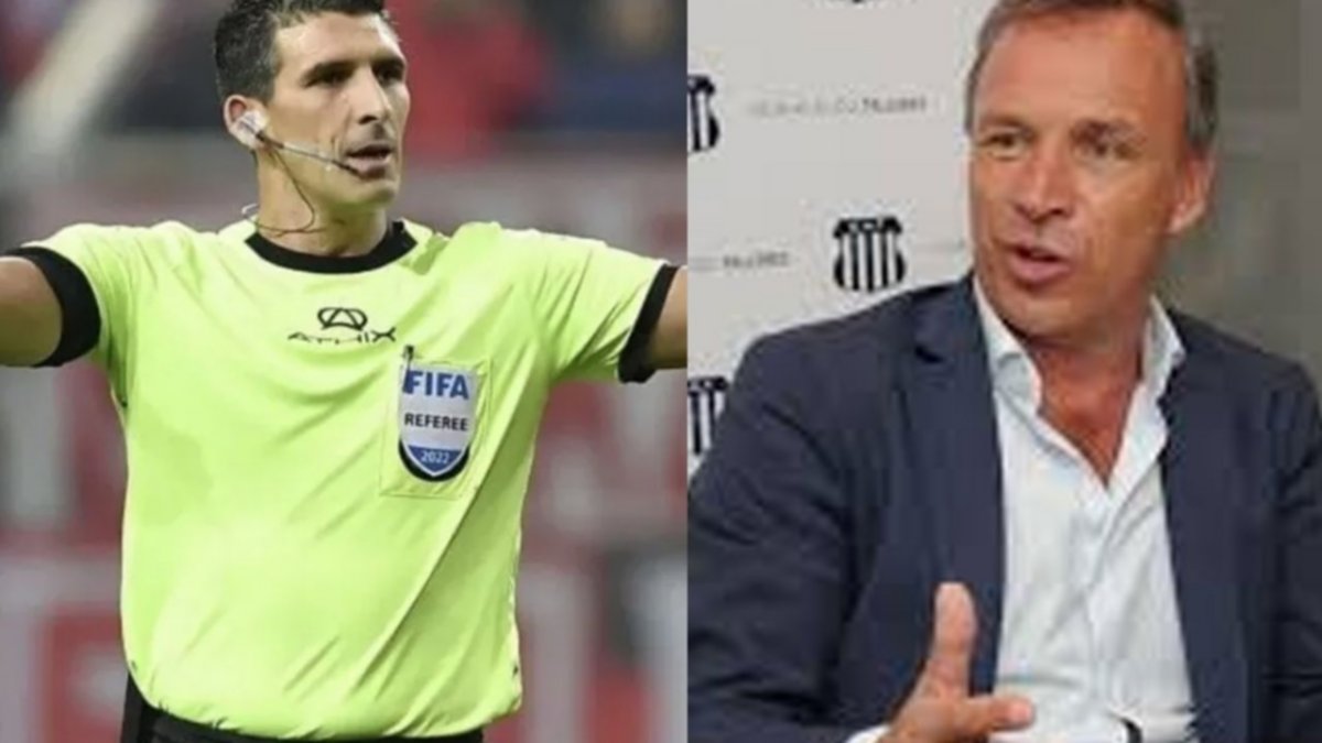 Escándalo post Boca-Talleres: el árbitro y el presidente de Talleres a las piñas