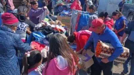 Un especial Día del Niño en una alejada comunidad mapuche