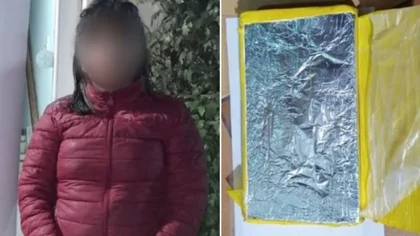 La detuvieron con un kilo y medio de cocaína en una mochila de una nena