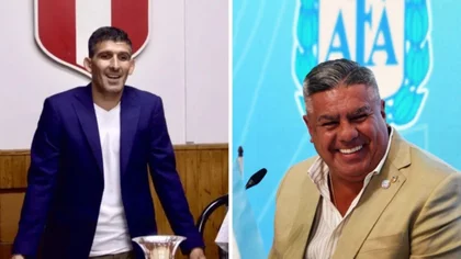 La "curiosa" firma en un comunicado apoyando a Chiqui Tapia