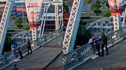 Video: en un gesto heroico, Bon Jovi salvó a una mujer que quiso saltar de un puente