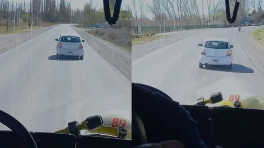 Multaron al conductor que no dejó pasar a los bomberos