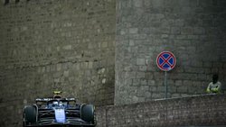 Tras el choque, Colapinto hizo una buena práctica en el GP de Azerbaiyán