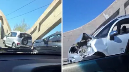 Fuerte choque en el puente que une Neuquén con Cipolletti