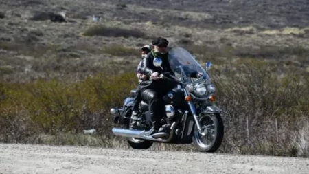 Con paseos en moto celebraron el Día del Niño en Las Cortaderas