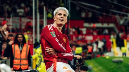 Video: el doblete de Alejandro Garnacho para el 7-0 del Manchester United