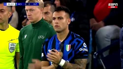Lautaro entró desde el banco en el empate de Inter con Manchester City