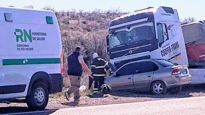 Traía insumos para Vaca Muerta y chocó en Belisle