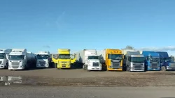 Más de 100 camiones varados esperan poder cruzar a Chile
