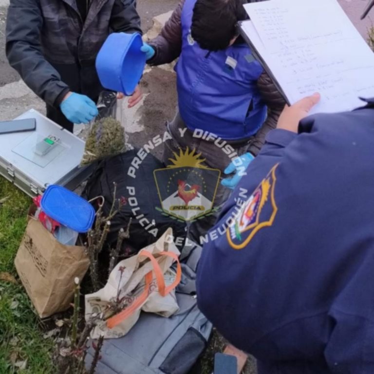 Detuvieron a dos neuquinos vendiendo drogas en la plaza de Villa La Angostura- Detuvieron a dos neuquinos vendiendo drogas en la plaza de Villa La Angostura