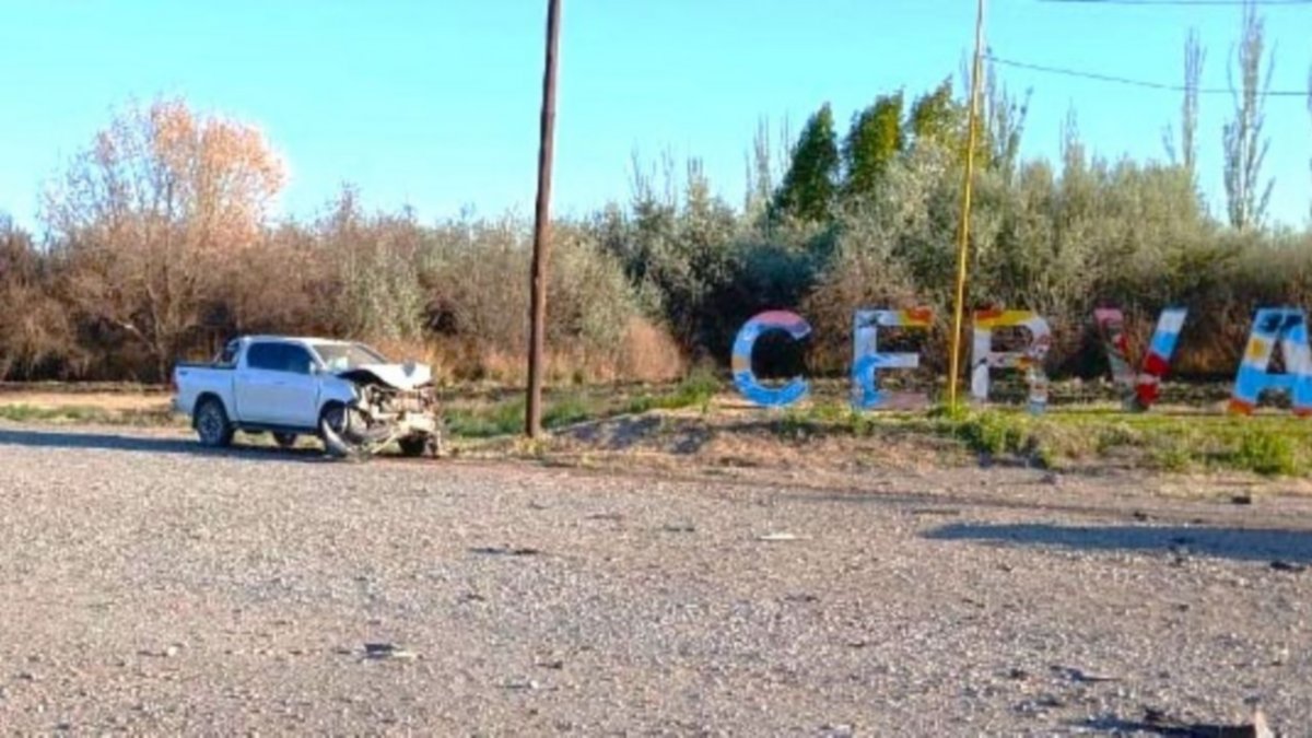 Tenía turno para la cesárea y chocó en la Ruta 22
