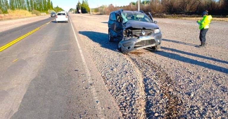 Tenía turno para la cesárea y chocó en la Ruta 22- Tenía turno para la cesárea y chocó en la Ruta 22