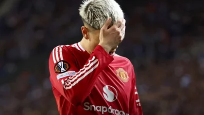 Con Alejandro Garnacho en cancha, Manchester United rescató un empate en Portugal