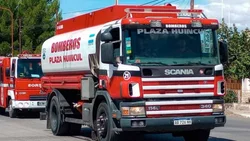 Un incendio en una vivienda alarmó a los vecinos de Plaza Huincul