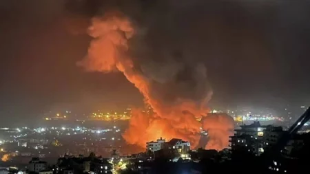 Israel desató un infierno con más de 30 bombardeos al sur de Beirut