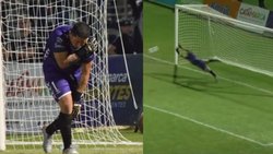 Se sacó el hombro, tapó dos penales y ascendió a la Primera Nacional