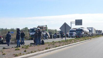 Senillosa: se levantó el corte en Ruta 22
