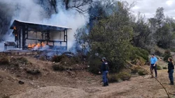 Investigan un incendio intencional en Villa Pehuenia