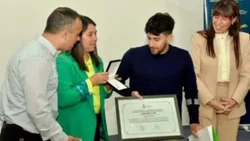 Iñaki Basiloff fue reconocido como Personalidad Destacada del Deporte Neuquino