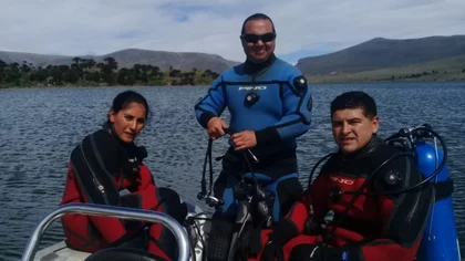 Nacer y crecer en el agua: cómo es ser la única mujer buzo en Neuquén