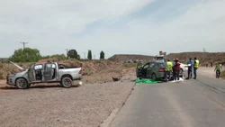 Choque múltiple en Ruta 7: tres vehículos involucrados y varios heridos