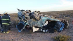 Acusan por homicidio culposo a conductor que volcó a 200 km/h