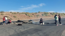 Corte en acceso a Autovía Norte: sigue el reclamo de los vecinos por el agua