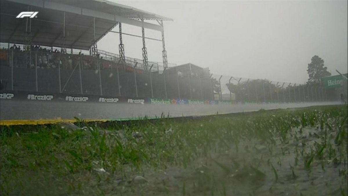 Se suspendió la clasificación del GP de Brasil de F1 por la lluvia y va el domingo