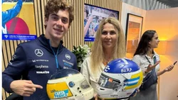El emotivo encuentro entre Franco Colapinto y la viuda de Carlos Reutemann