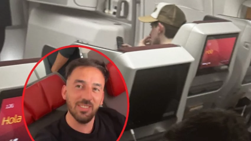 Dillom encaró en pleno vuelo a un tuitero que lo insultaba por redes: "¿Vos sos Pistarini?"