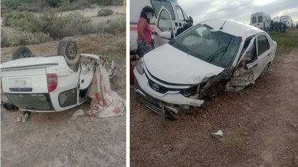 Quién es el muerto del choque en la Ruta 22