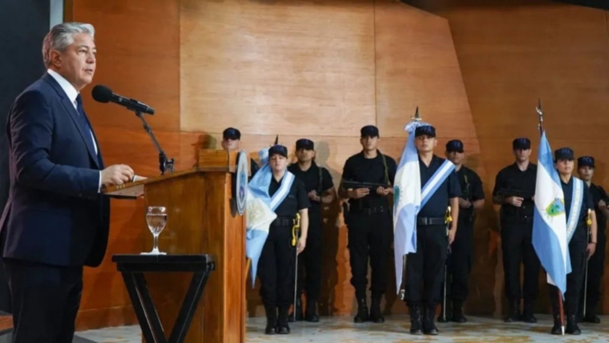 Rolando Figueroa en el aniversario de la PFA: "Lo que necesita el ciudadano es mayor seguridad"
