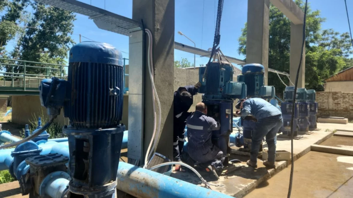 EPAS reacondicionó el servicio de agua potable en Chos Malal