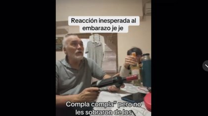 La inesperada reacción de los abuelos a la noticia de embarazo que se hizo viral