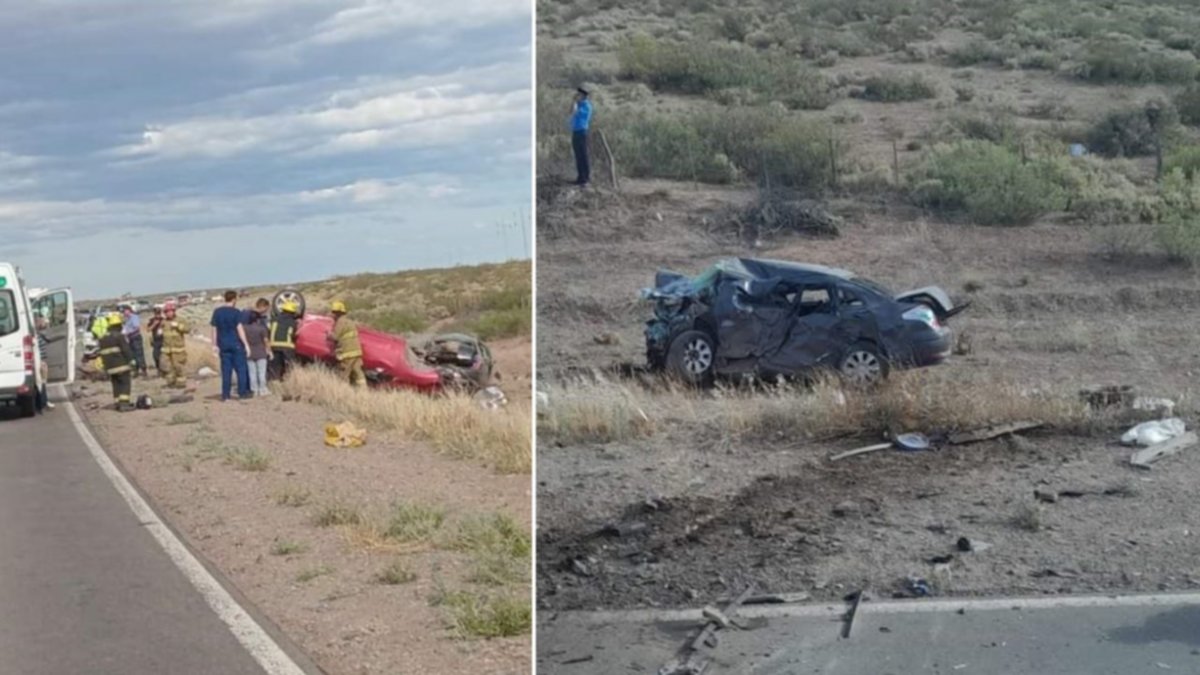 Tres muertos en Ruta 22 por un fortísimo choque frontal: tránsito lento en la zona
