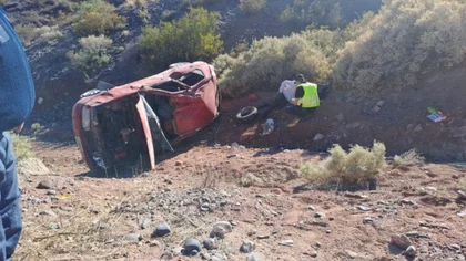 Iba alcoholizado, se distrajo con otro accidente y volcó en la Ruta 7